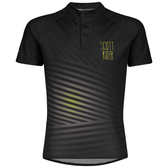 Scott Shirt Jr Rc Team S/Sl Blck/Sul Yel 140