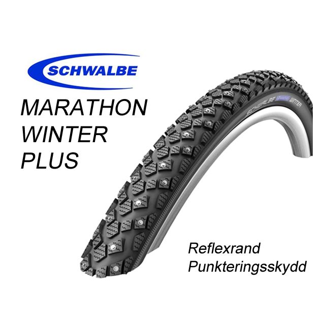Dubbdäck 42-406 Schwalbe Marathon Winter Plus